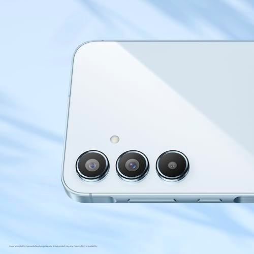 Samsung Galaxy A55 5G (Awesome Iceblue, 8GB RAM, 256GB Storage) | AI | Metal Frame | 50 MP Main Camera (OIS) | Super HDR Video| Nightography | IP67 | Corning Gorilla Glass Victus+ | sAMOLED Display