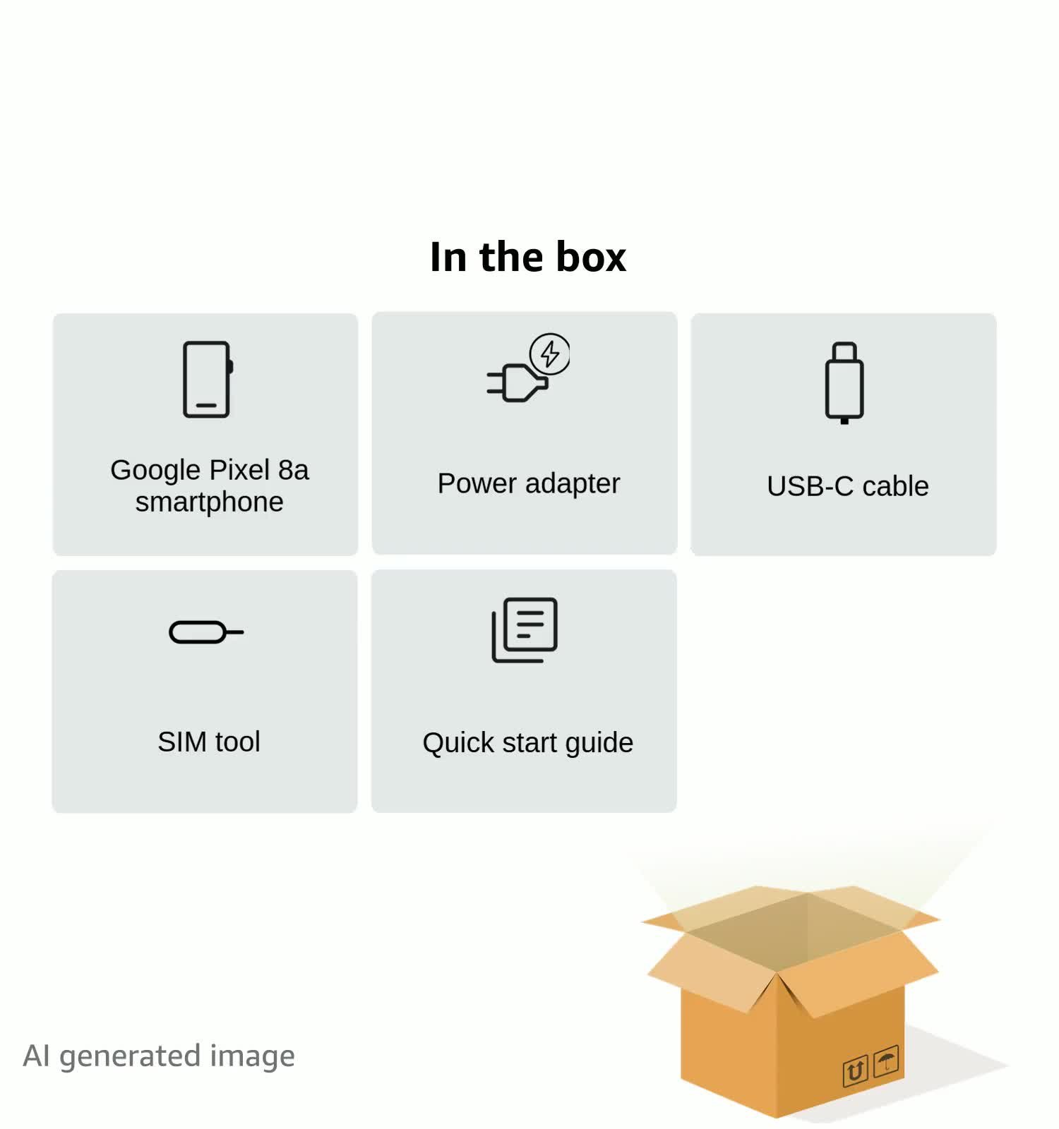 Google Pixel 8a (Obsidian, 128, GB, 8, GB)