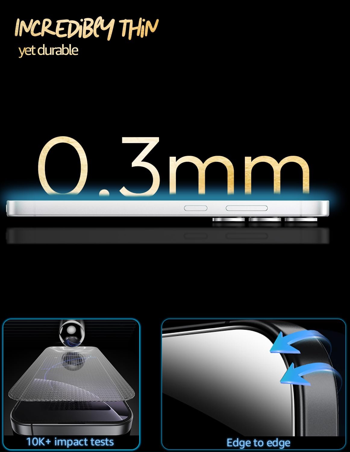 Lensarmor Samsung S24 / S25 Clear Borderless Tempered Glass – Premium Military Grade 9H+ Screen Protector for Galaxy S24 and S25 Series – Ultrasonic Fingerprint Compatible Edge-to-Edge HD Screen Guard