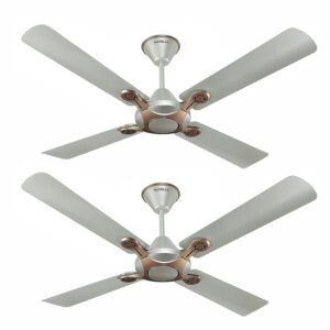 Havells 1200mm Leganza ES 4B Ceiling Fan | Best fan in 4 Blade, Premium Finish Decorative Fan, High Air Delivery | Energy Saving, 100% Pure Copper Motor, 2 Year Warranty | (Pack of 2, Bronze Gold)