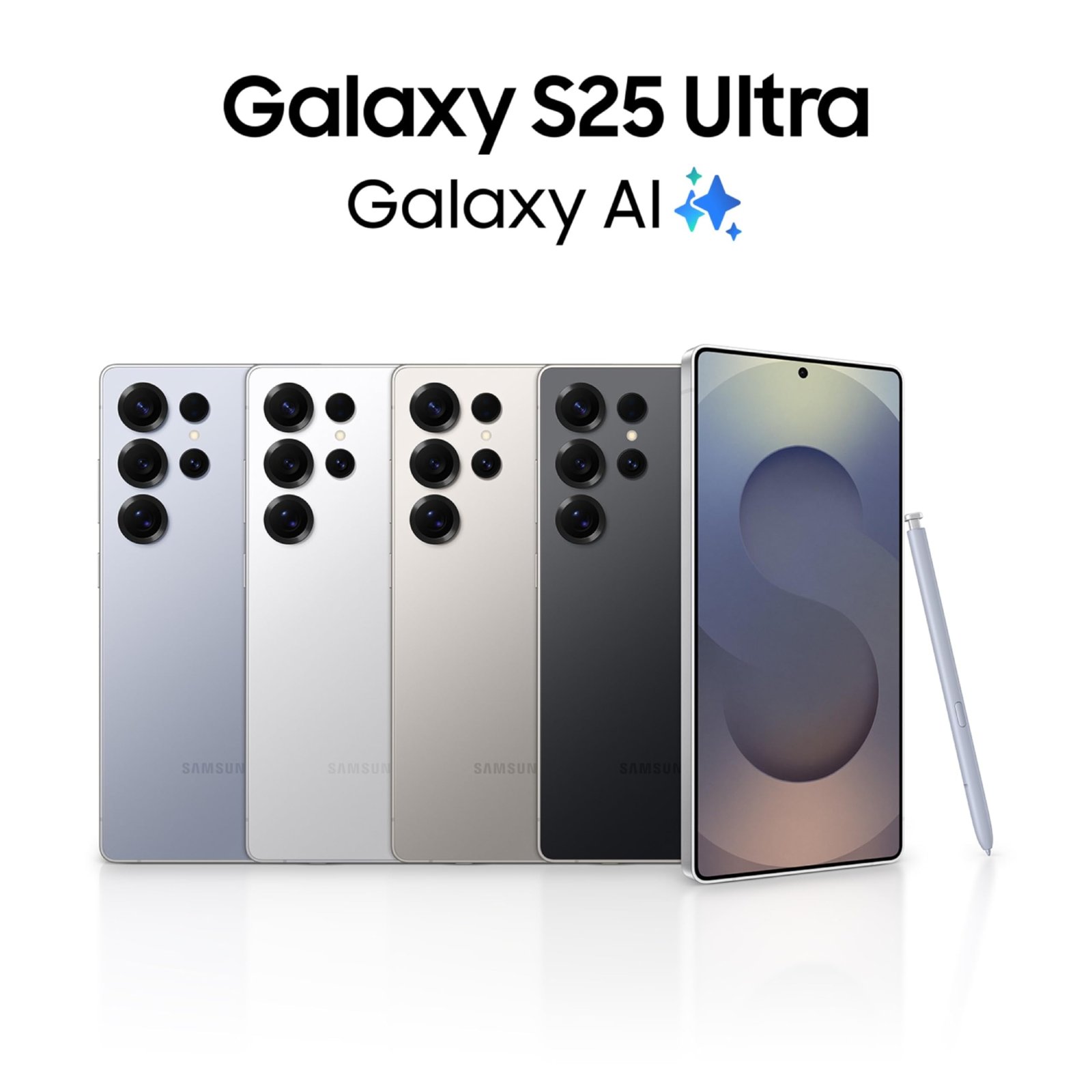 Samsung Galaxy S25 Ultra 5G Smartphone with Galaxy AI (Titanium Black, 12GB RAM, 256GB Storage), Titanium Frame, Snapdragon 8 Elite, 200 MP Camera with ProVisual Engine and 5000mAh Battery