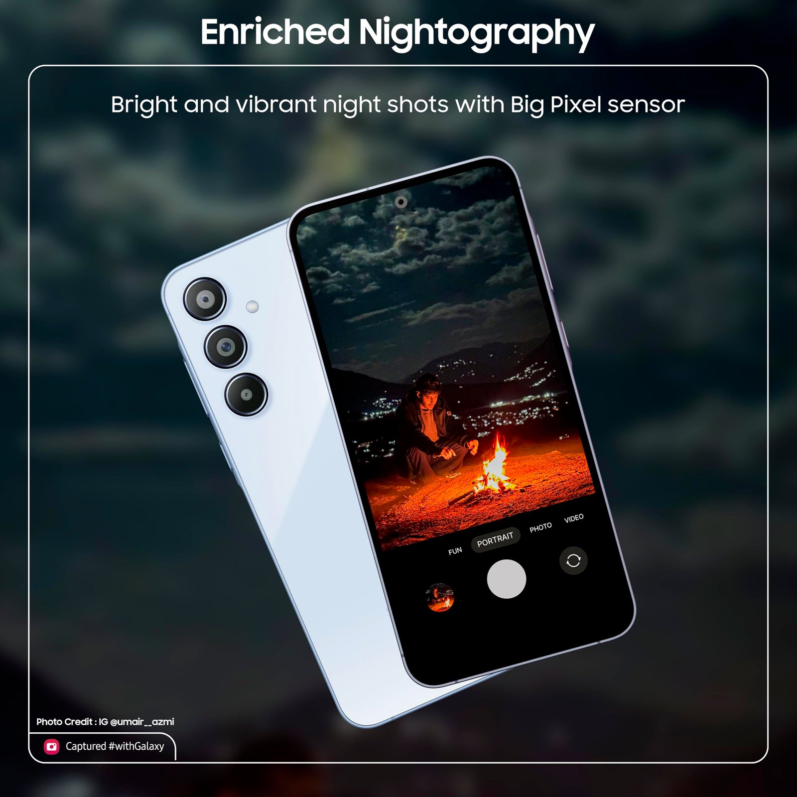 Samsung Galaxy A55 5G (Awesome Iceblue, 8GB RAM, 256GB Storage) | AI | Metal Frame | 50 MP Main Camera (OIS) | Super HDR Video| Nightography | IP67 | Corning Gorilla Glass Victus+ | sAMOLED Display