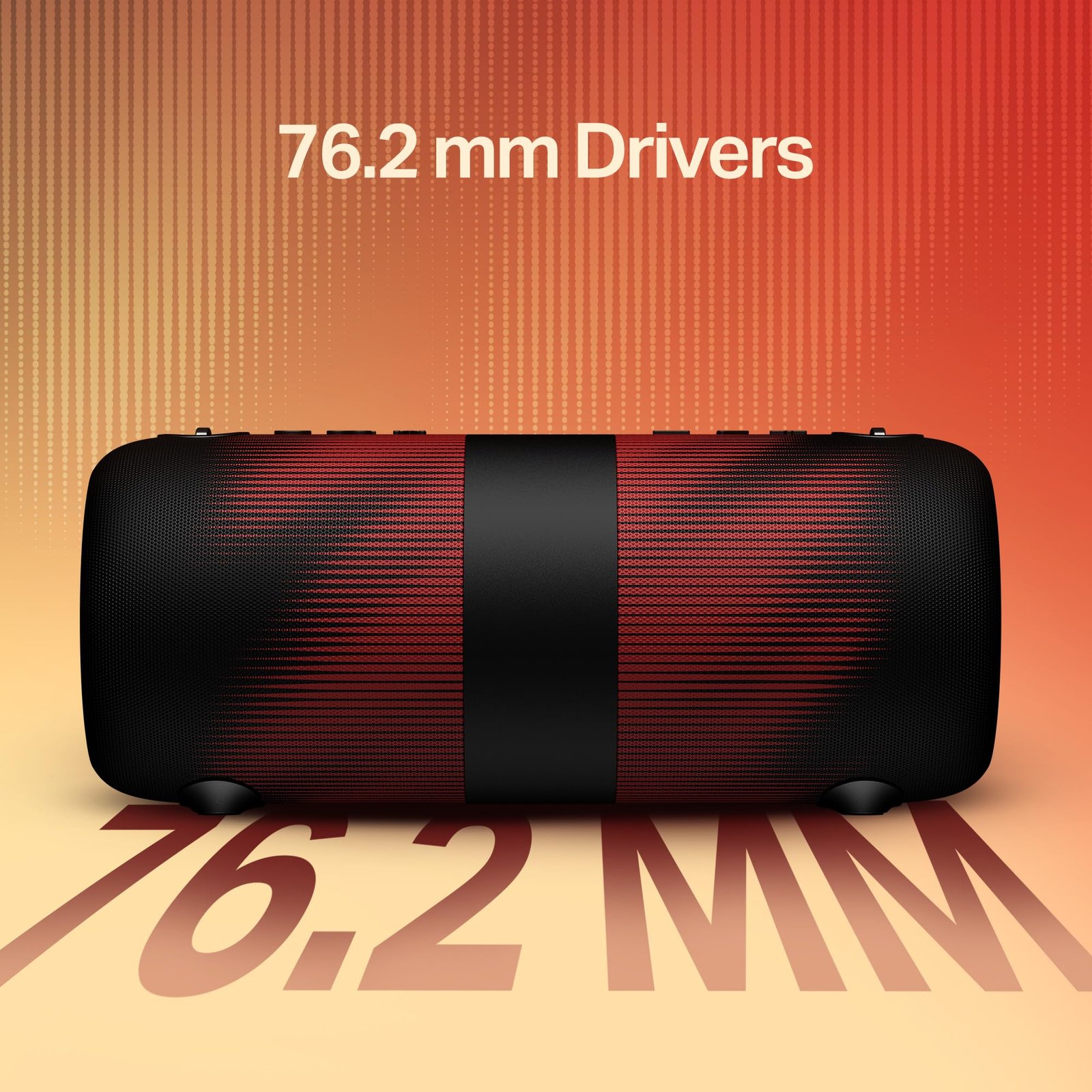 Boat 2025 Launch Stone 1200 Pro, 60W Boat Signature Sound, 76.2mm Drivers, TWS,7.5H Battery, Built-in Mic, Carry Strap,IPX6, Bluetooth Speaker, Wireless Speaker, Portable Speaker (Twilight Black)